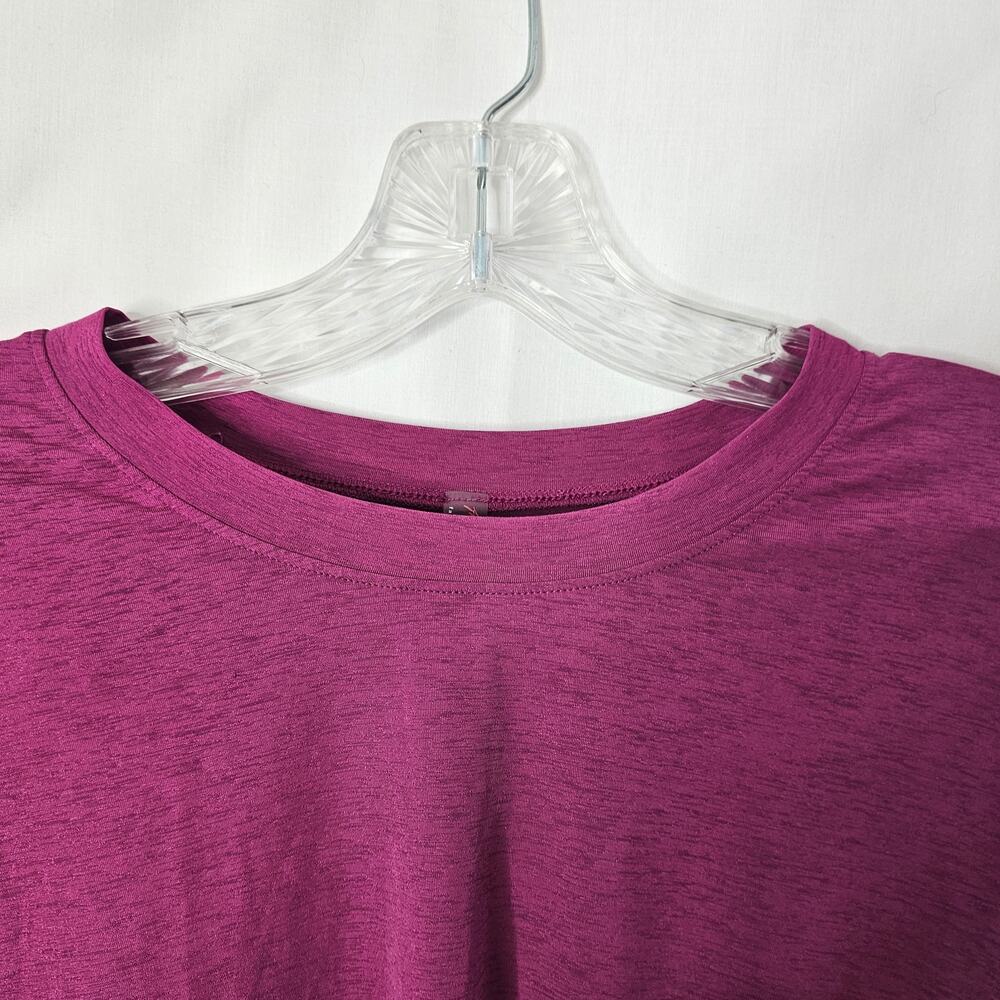Free People Tempo Long Sleeve Top Deep Mulberry Purple size S Festival Summer - Picture 3 of 11